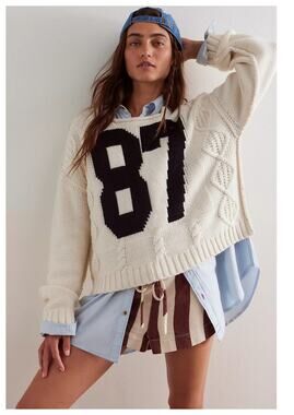 NEW Free People We the Free 87 Oversize Sweater Size XS